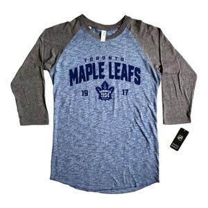 NHL Bulletin Toronto Maple Leafs 3/4 Sleeve TShirt Unisex